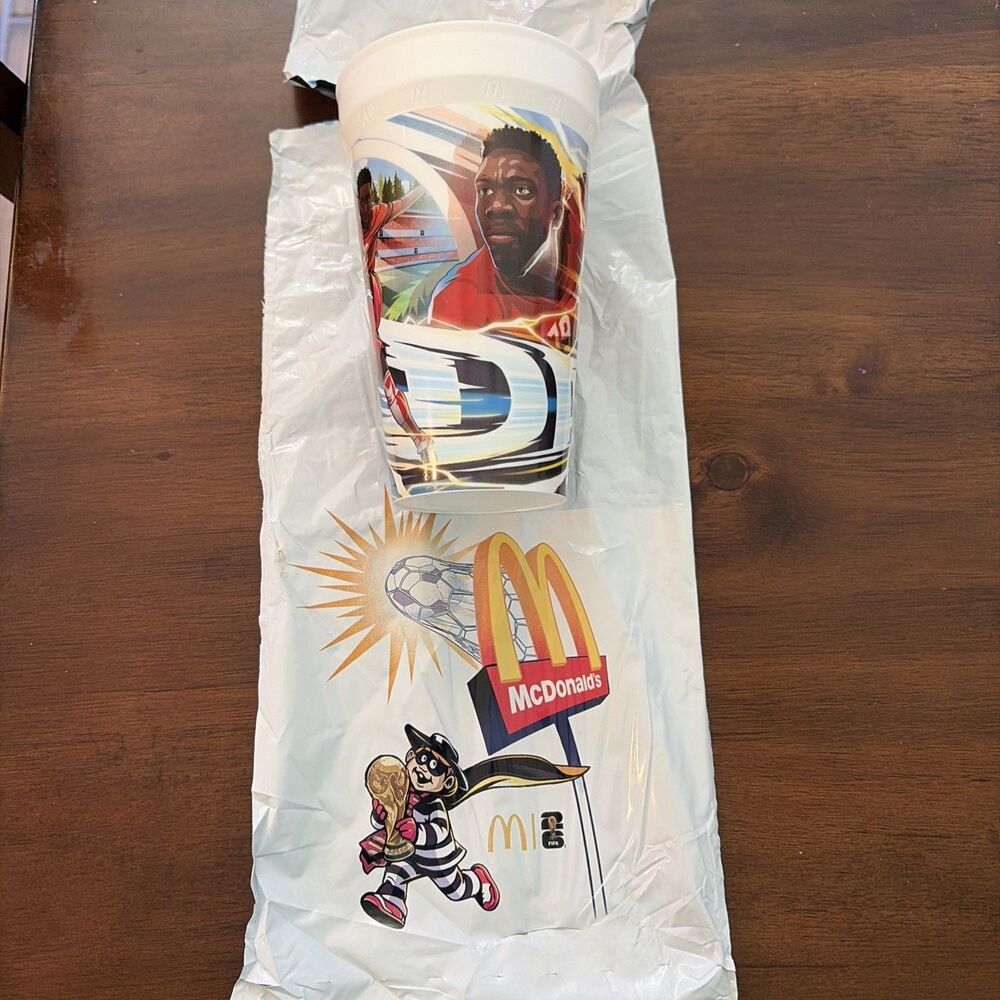 2026 McDonald's FIFA World Cup 26 Soccer Alphonso Davies Canada Collectible Cup